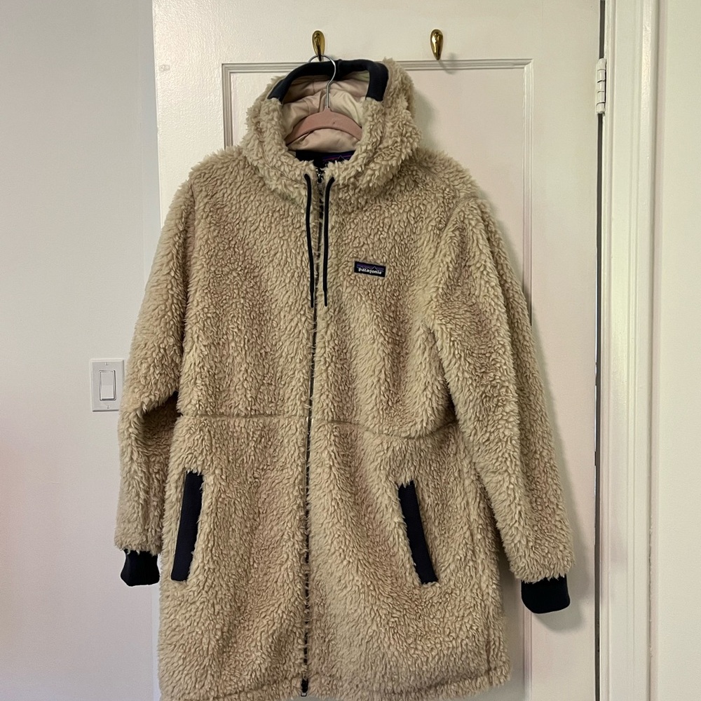 Patagonia Teddy Jacket Cozy Cream Sherpa Jacket